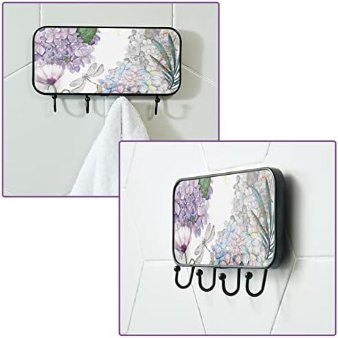 Ganchos adesivos ganchos de parede pesada para pendurar, animais de jardim floral, toalhas de banheiro ganchos de cozinha