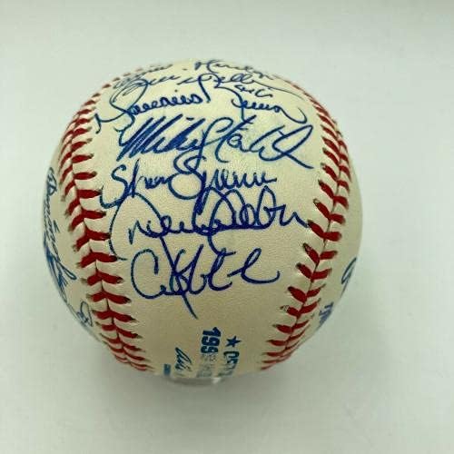 A equipe dos Yankees de 1999 assinou a World Series Baseball Derek Jeter Mariano Rivera PSA - Bolalls autografados