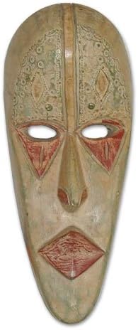 Novica Spirit Protector Akan Wood Mask