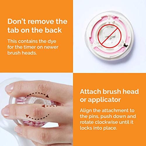 Clarisonic Luxe Cashmere Facial Cleansing Brush Head Substituição | Compatível com MIA 1, MIA 2, MIA Fit, Alpha Fit, Smart