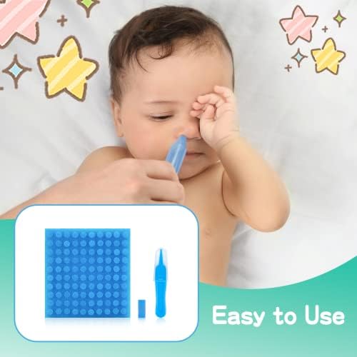 Filtros de higiene de aspiradores nasais de 100 pacote de bebê premium para narizefrida, filtros de aspiradores nasais, BPA, ftalato e látex livre