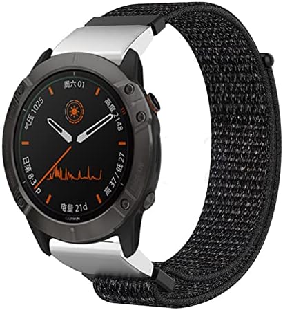 Uncaso Liberação rápida Nylon Watchband Strap for Garmin Fenix ​​7x 7 6x 6 Pro Fenix ​​5x 5 3 3HR 935 945 Smart Watch 22 26mm