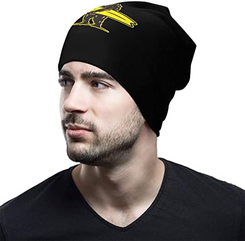 California Surf Bear Beanie Cap macio quente Tampa de tampa de caveira completa Capinho de sono para unissex