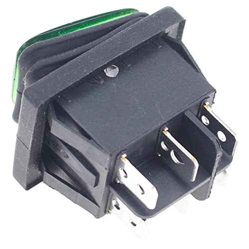 1pcs Off Of On 12V/220V Heavy Duty 6 PIN PIN Impermeável Boat Auto Boat Marine Rocker Switch