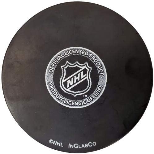Ben Guite autografou o logotipo oficial do Colorado Avalanche Hockey Puck Sku 187624 - Pucks de NHL autografados
