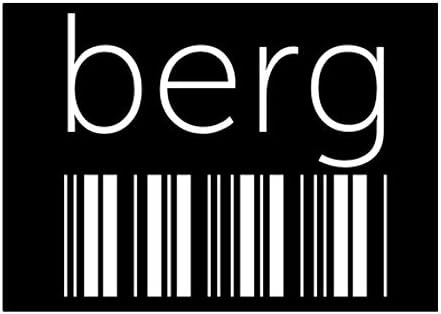 Teeburon Berg Lower Barcode Sticker Pack x4 6 x4