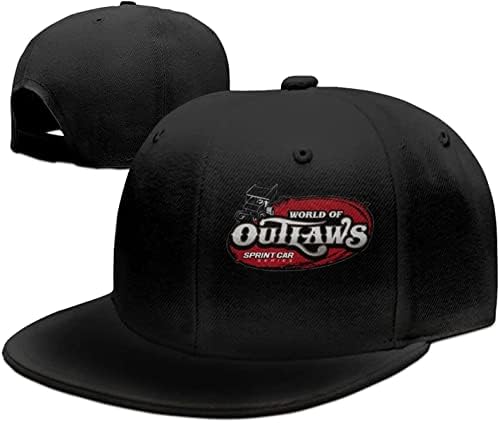 Mundial- de Outlaws- Carros Sprint Caps de beisebol UNISSISEX BRIM BRIM BASEBOL CAP