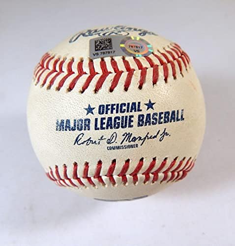 2021 Chicago Cubs Pittsburgh Pirates Game usou beisebol Matt Duffy Single 7 - Game Usado Baseballs