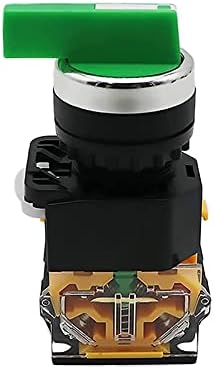 TINTAG 22mm seletor botão rotativo trava momentânea 2NO 1NO1NC 2 3 Posição DPST 10A 400V Power Switch On/Off