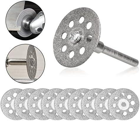 Conjunto de rodas de corte 42pcs para ferramenta rotativa, conjunto de rebarbas de roda de escultura em diamantes