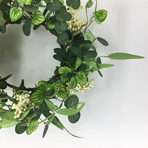 Tfiiexfl eucalyptus ginkgo wreath money folha eucalipto estilo folha estilos americanos grinaldas de primavera