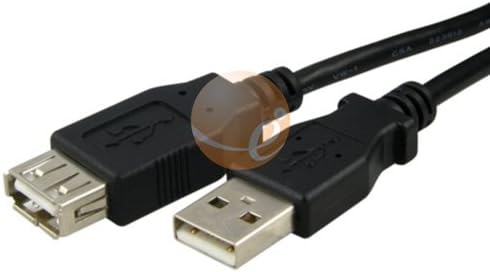 USB 2.0 Tipo A a um cabo de extensão m / f, 9,5 pés preto