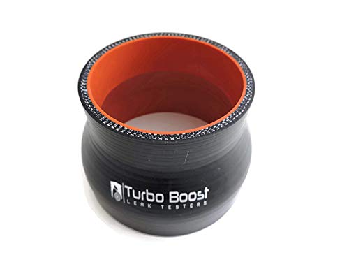 Testador de vazamento Turbo Boost de 4 polegadas - Detector de vazamento - 6061 Alumínio do tarugo - 30 psi - Verifique os vazamentos de pressão do tubo de carga de entrada - inclui o pneu e o Air Fititng de 1/4