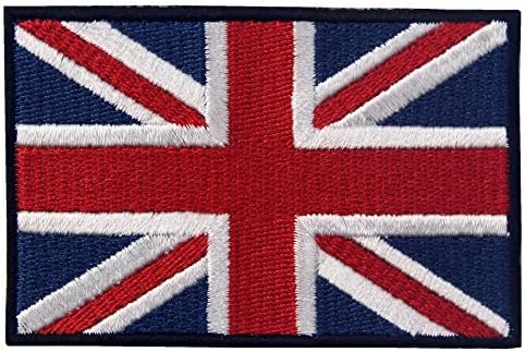 A União Britânica da INFTAO Jack bordou Patch England Flag UK Grã -Bretanha Ferro em costura no emblema