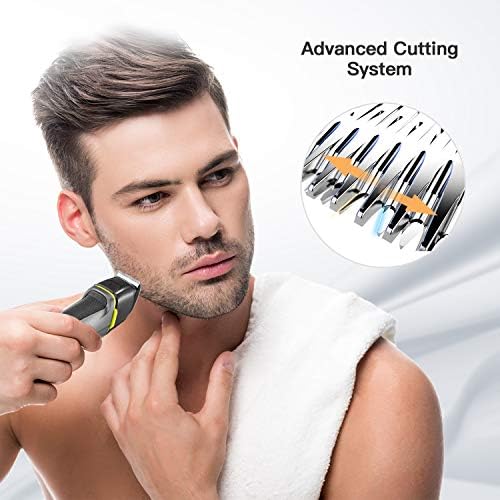 TRIMER DE ROZIAPRO BARDE 14 EM 1 KIT DE CABELO DE CABELO CABELO PROFISSIONAL CLIPPERS DE CLIPPERS DE ÁGUAs à prova d'água para