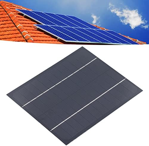 Painel solar de 12V 6W, painel solar à prova d'água, painel solar DIY para brinquedos solares, luzes, exibe projetos científicos