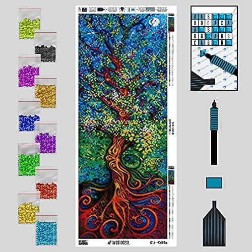 Grande Full Full DIY 5D Diamond Painting Kit Digital Tree 5D Diamond Painting Mosaic