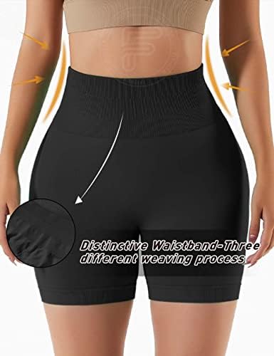 FitNexx feminino Tik tok High Scrunch Scrunch Booty shorts Lucro de ioga brasão shorts brasileiros
