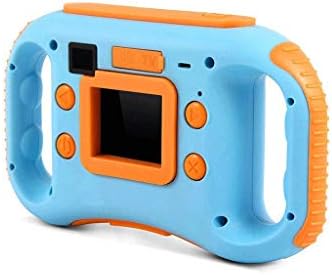Câmera infantil de crianças azuis lkyboa presentes de câmera para meninos meninas envelhece, câmeras de vídeo digital selfie para aniversário