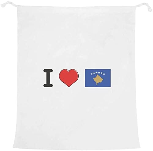 Azeeda 'I Love Kosovo' Lavanderia/Bolsa de Lavagem/Armazenamento