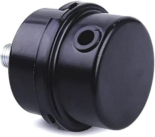 Filtro de silenciador do compressor de ar Powswopx, 2 pacote de 3/8 pt 16mm de compressor de ar de 16 mm elementos de