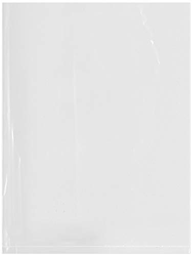 Plymor Flat Open Clear Plastic Poly Sags, 2 mil, 6 x 8