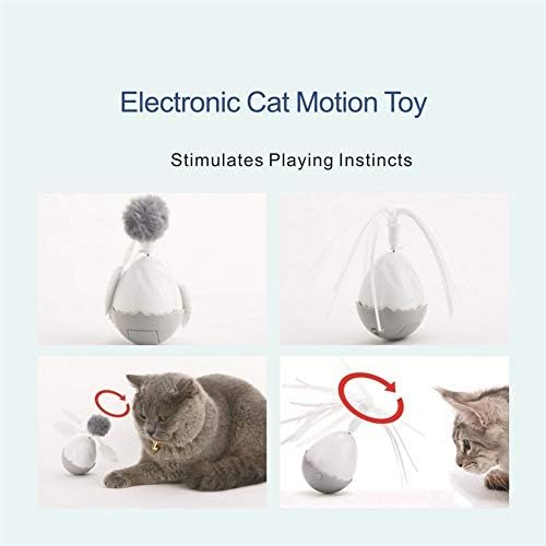 Logotipo elétrico rotativo tumbler bola brinquedos de gato brinqued