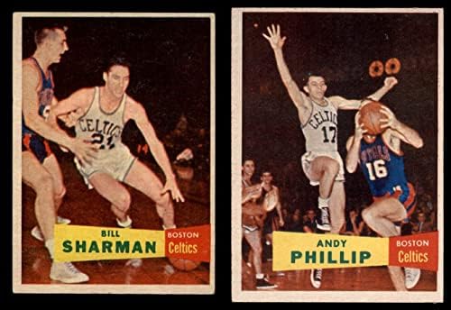1957-58 Topps Boston Celtics Set Set Boston Celtics Ex/Mt Celtics