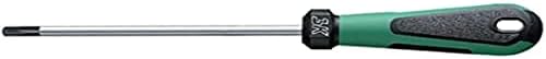Stahlwille 48560025 Chave de fenda Drall Torx 3K, com ponto oco, feito de aço de liga cromada, cromo fosco, tamanho T25, comprimento da lâmina 100mm
