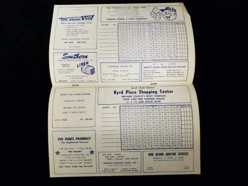 1972 Houston Astros Home Spring Training Program - Não se escondido - Programas MLB