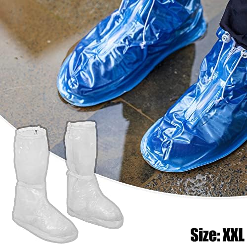 Vocoste 1 par capa de sapato à prova d'água, tampas de chuva reutilizáveis ​​capas de botas de chuva não deslizantes protetor