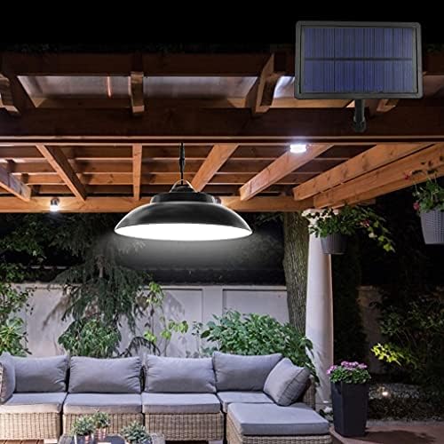 SDGH 48 LED LED DUAL LUMPER SOURS SOLAR PENENTE Lâmpada externa à prova d'água Luzes de galpão pendurado para jardim