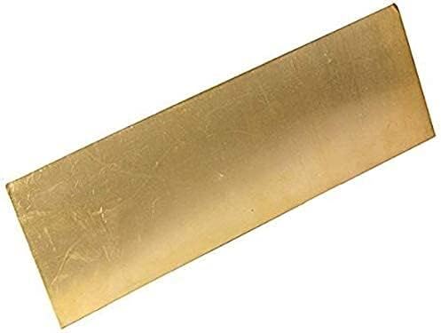 Folha de cobre Nianxinn Folha de bronze metais de percisão Matérias -primas 3x200x300mm folhas de placa de latão