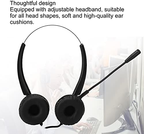 Fone de ouvido USB gowenic, fone de ouvido de jogos de som de som surround com microfone de cancelamento de ruído, fones