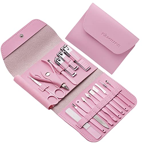 Conjunto de manicure kit de pedicure kit de manicure kit de unhas de unhas conjunto 12pcs kit de limpeza masculina
