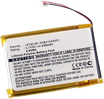 Synergy Digital Wireless Headset Battery, compatível com Jabra 14192-00, AHB412434PJ Wireless Headset Battery