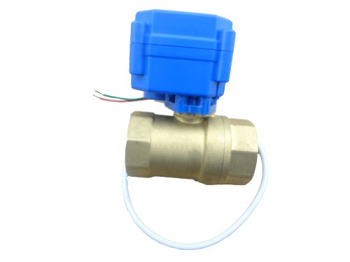 MISOL 10pcs da válvula de esfera motorizada 1 DN25 / 12VDC / 2 válvula elétrica / válvula de esfera com acuator / redução da porta