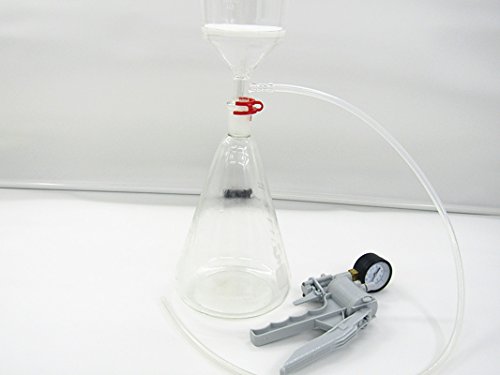 Aparelho de filtração de 3000 ml Aparelho de filtração Dispositivos de filtragem de vácuo Conjunto de filtração Erlenmeyer Flask+Filtro Funil Lab Glassware Set