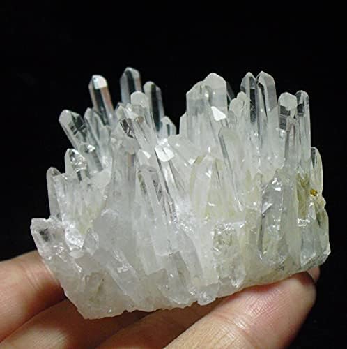 Cura de Cristal Stone Natural Clear Quartz Point Drruzy Chakra Reiki Specimen Mineral Collection Decor Decor Presente