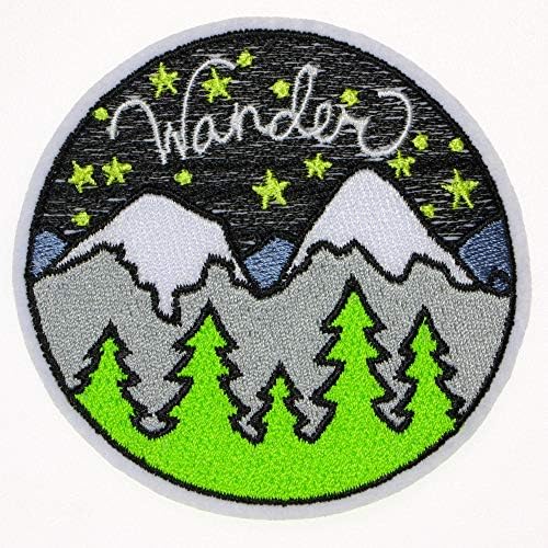 JPT - Wander Mountain Fetentoon Bordado Apliques de Ferro/Sewar On Patches Badge Patch de logotipo fofo na camisa de colete