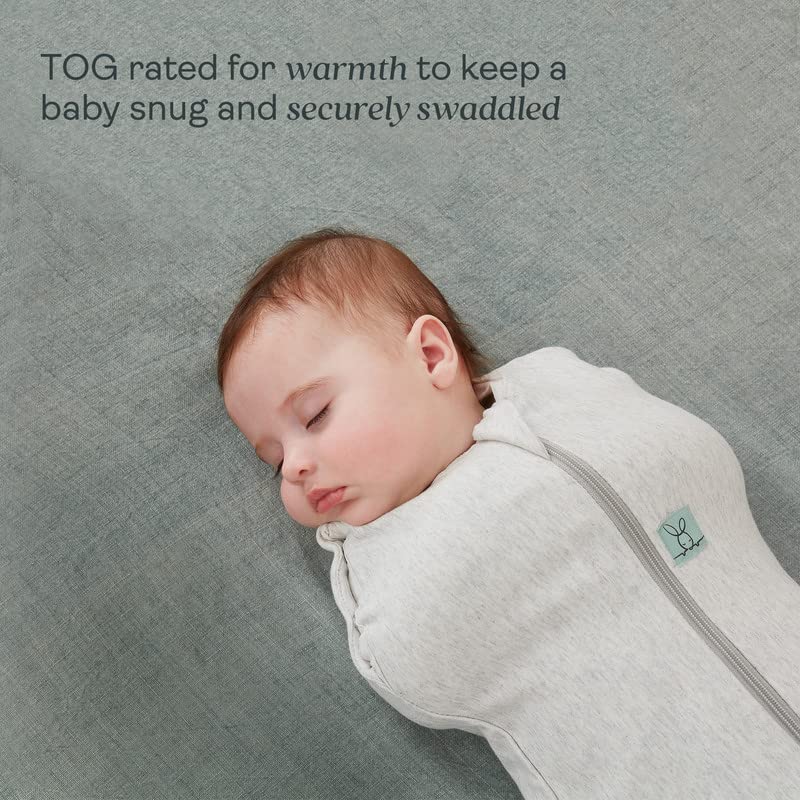Ergopouch 2.5 Tog Jersey Winter e 0,2 Tog Sack Sack Algodão Orgânico - Swaddle quente e aconchegante, mantém o bebê calmo e