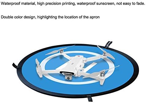 UAV Landing tapete Drones dobráveis ​​Drones de pouso com estojo de transporte, Mullue Universal Waterperme Propertable dobrável