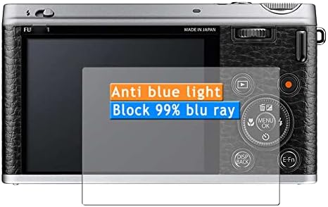 VAXSON PACK 3-PACK Anti-Blue Screen Protector, compatível com o adesivo Fujifilm XF1 TPU Film Protectors [não temperado