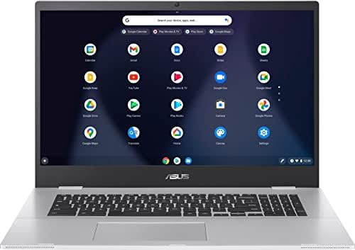 ASUS - 17,3 Chromebook - Intel Celeron N4500-4GB Memória - 32 GB Emmc - Prata transparente