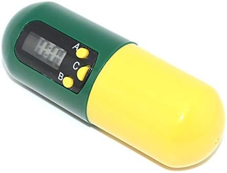 Timer de pílula portátil loouer com alarmes de traje de alarmes da cápsula da cápsula da compra de comprimidos de armazenamento de remédios Organizador de contêineres