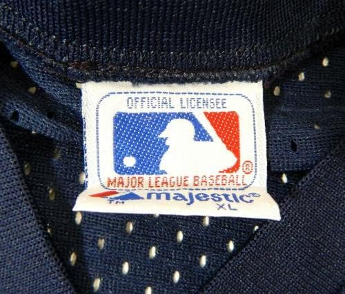 1983-90 California Angels Blank Game Emitido Blue Jersey Batting Practice XL 671 - Jerseys de MLB usados ​​para jogo MLB