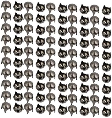 Novo LON0167 100pcs 4mm Design Pap papel Brad Silver Grey para Scrapbooking Diy Craft (100pcs 4mm DesignPapier Brad Silver