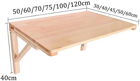 PIBM Flutuante de mesa de parede de prateleira elegante de simplicidade Mesa de laptop de mesa flutuante Fácil de dobrar a estante
