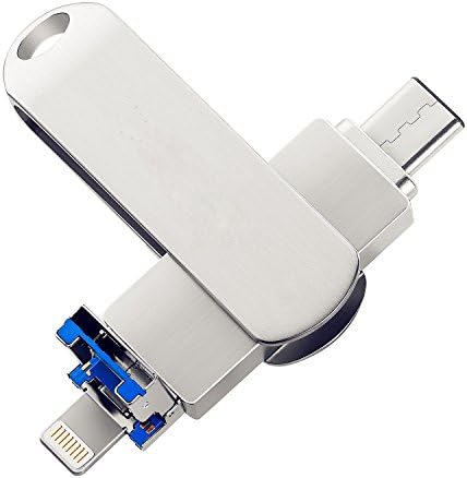 A Plus+ 10 peças USB C Drive flash 128 GB Stick Stick 3 em 1 USB para Apple iPhone ipho