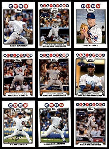 2008 Topps Update Chicago Cubs quase completo conjunto de equipes Chicago Cubs NM/MT Cubs